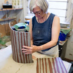 Alison Britton in her studio 2016